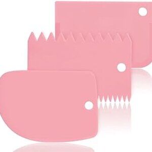 Dough & Cake Scrapers 3 pack